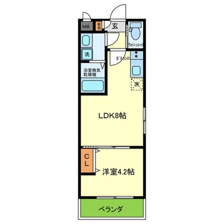 H-maison加美正覚寺Ⅷの物件間取画像